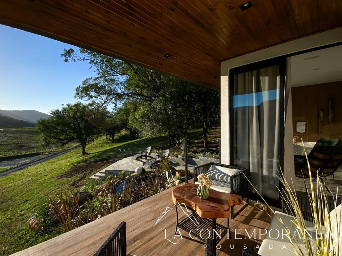 La Contemporanea Cabanas Prox A Cidade Vista Para Ponto Turistico Urubici Exterior photo