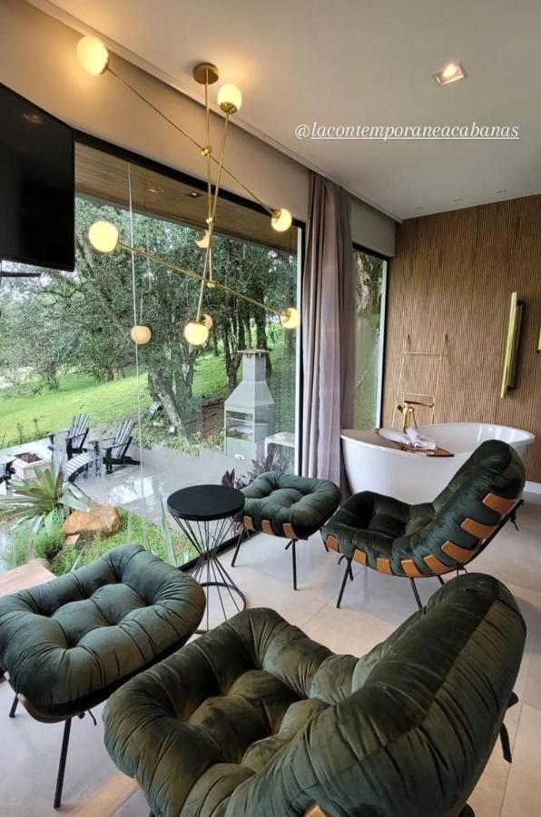 La Contemporanea Cabanas Prox A Cidade Vista Para Ponto Turistico Urubici Exterior photo