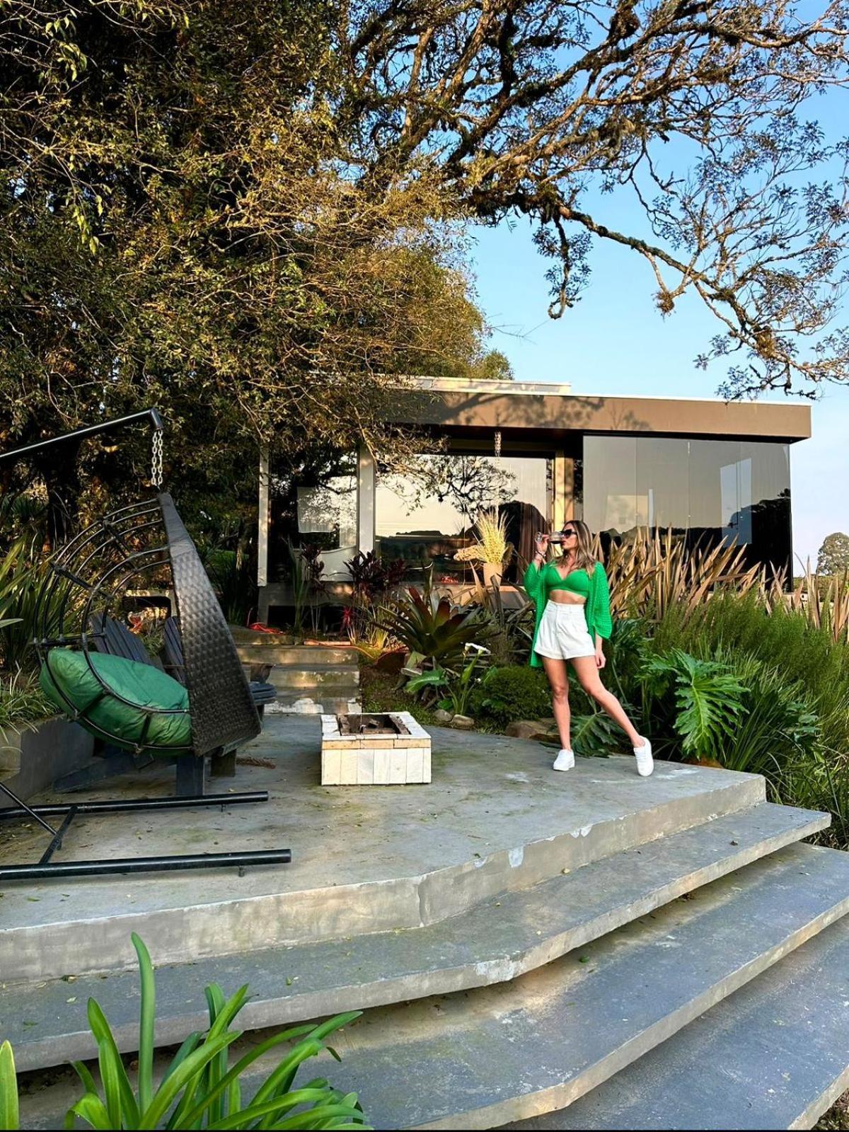 La Contemporanea Cabanas Prox A Cidade Vista Para Ponto Turistico Urubici Exterior photo